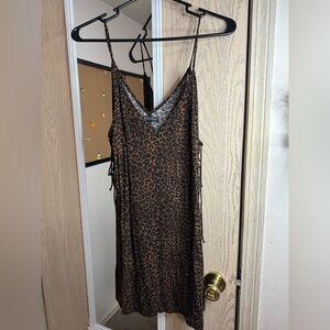 Kendall & Kylie Leopard Print Dress